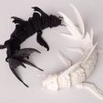 1-E.jpg STL file JAPANESE CARP FISH, ARTICULATED KOI・Model to download and 3D print