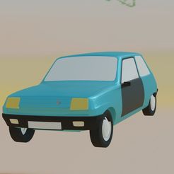 r5-v3.jpg Archivo STL 3 versiones R5 GT TURBO Y SUPER 5・Modelo para descargar e imprimir en 3D