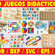 2023-09-17.png Pack Vectors Laser Cutting -70 Didactic Games - Montessori