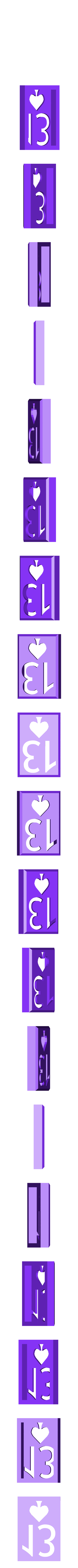 BlockSpades13.stl Player Card Tiles with Transforming Box