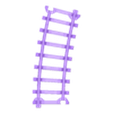 Curve-R500-15deg.stl New Train track for OS-Railway - fully 3D-printable railway system!