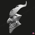 10.jpg Shan Hai Scrolls Jhin Mask - Jhin God - League Of Legends 3D print model