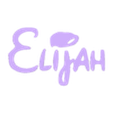 elijah.stl 50 Names with Disney letters