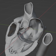 22.png 3D Model of Heart wirh Atrioventricular Septal Defect, 4 chamber view