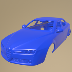 a07_013.png STL file Alfa Romeo 159 sedan 2009 PRINTABLE CAR BODY・3D printing template to download