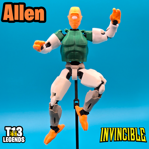 👽 Allen The Alien Invincible Inspired T13 Legends Dummy 13