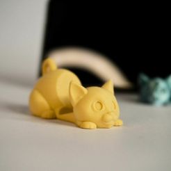 1.jpg Fichier STL Support de téléphone pour chat・Modèle à télécharger et à imprimer en 3D