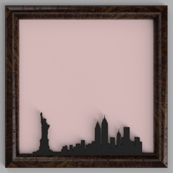 Capture d’écran 2017-12-19 à 16.53.12.png STL-Datei Skyline von New York City・3D-druckbares Modell zum Herunterladen