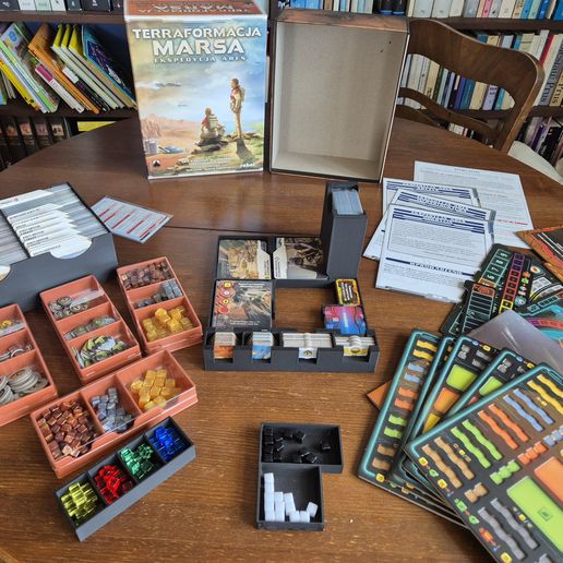 Terraforming Mars: Ares Expedition - Organizer / Insert - All expansions  in one box 3D print model 3D File for 3D printingCults