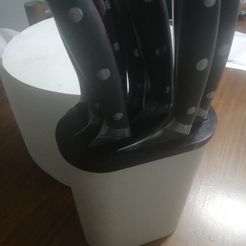 STL file Cutco Knife Block Adder 2 Additional Knives 🔪・3D printer design  to download・Cults