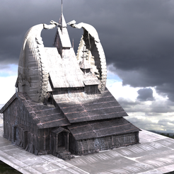 untitled.3389.png Fichier OBJ Conception extérieure du navire Viking Hall・Design à télécharger et à imprimer en 3D, aramar