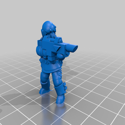 Guardsman_04.png Download free STL file Acadian Infantry Pt2 • Template to 3D print, BaconZeke