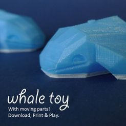whale_toy_001_02_square.jpg Archivo STL Whale Toy・Objeto para impresora 3D para descargar
