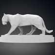 05.jpg Low Poly Panther Statue
