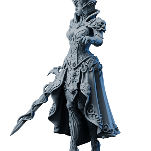 🧛 Morvena Nightcrown 32mm.・ STL File for 3D printing・Cults