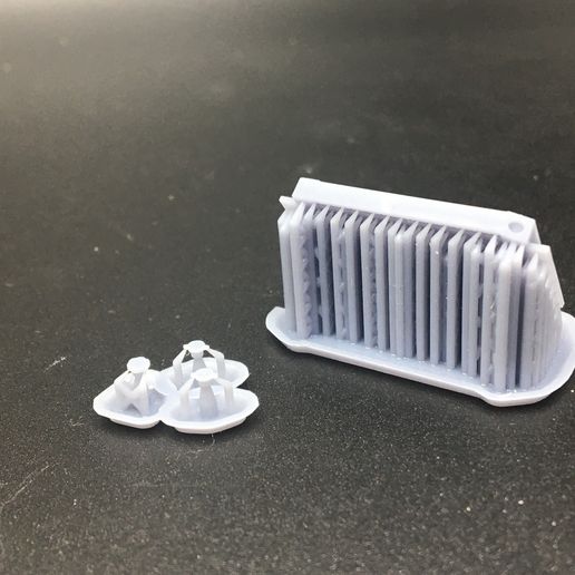 🌆 1/24 scale Generic Radiator・ STL File for ・Cults