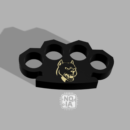 Brass Knuckles - Pitbull Grip - 3D model önizlemesi
