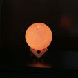Captura.jpg Mars 3D model Lamp. Mars Litophane Ø 9cm.