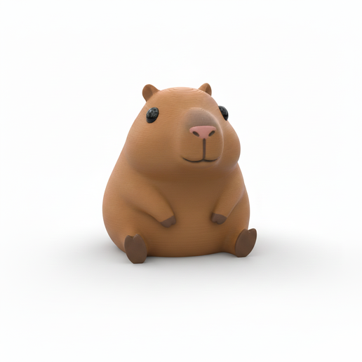 🪞 GRUMPY CAPYBARA・Free STL File for 3D printing・Cults