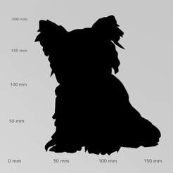 Wandtattoo-kleiner-Yorki.png STL file Theo・3D print model to download