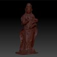005guanyin1.jpg Archivo STL gratuito Guanyin bodhisattva Kwan-yin modelo 3d・Idea de impresión 3D para descargar
