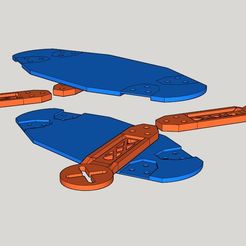 quad_exploded.JPG Archivo STL gratis Armazón del Quadcopter Genesis・Plan imprimible en 3D para descargar, shaggnater