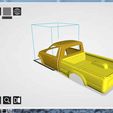 rear-cab-wall-mock-up-with-bed.jpg 1997 ln106 hilux 225mm width (1:10 ) rock crawler body
