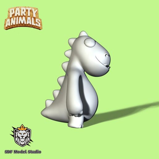 🐉 Underbite dragon PARTY ANIMALS・ STL File for ・Cults