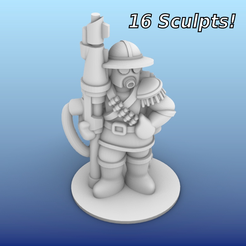 ViewCapture20220820_1249572.png STL file Retro-futuristic 6mm Levy Infantry Platoon・3D print object to download, TDoesEpic