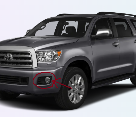 Toyota Sequoia halogen caps