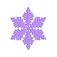 reiter-var6.stl Snowflake growth simulation in BlocksCAD