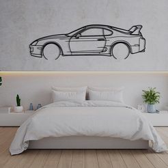bedroom.jpg Wall Art Car Supra MK4