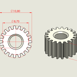 Tandwiel-2.png Robotic lawn mower gear for planetary gears