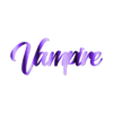 Text Flip - Vampire 4.0.stl Text Flip - Vampire 2.0